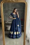 Navaratri Special Roman Silk With Mirror Work Chaniya Choli Collections